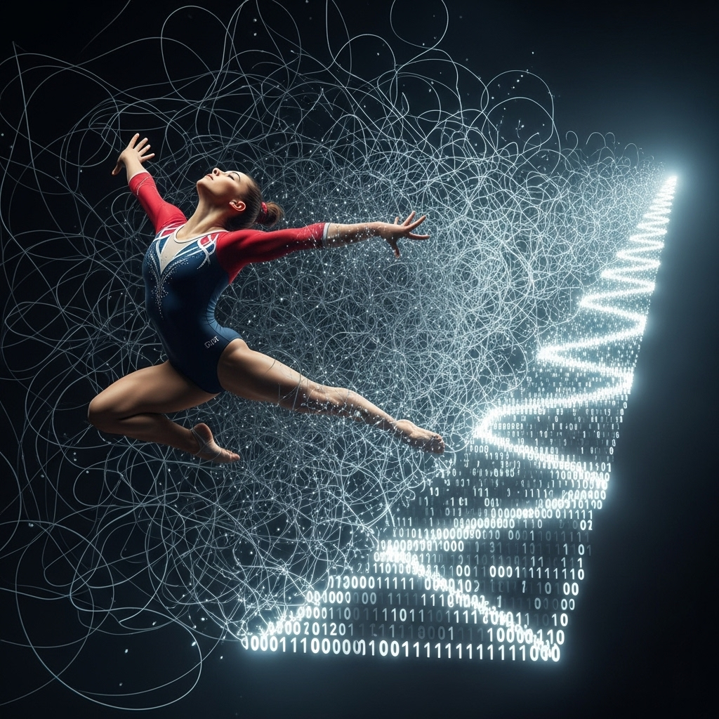 Gymnast and data becoming organized